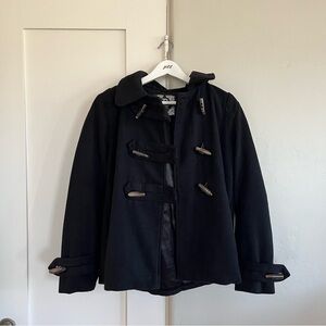 🤍 euc | Dollhouse | comfy fleece toggle pea coat